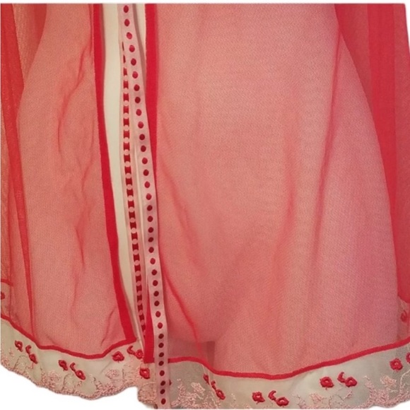 Victoria's Secret Babydoll Lingerie Ruffle Sheer Teddy - Picture 3 of 5